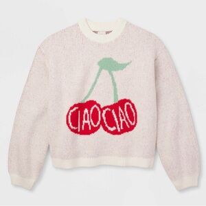 Women’s Holiday Crewneck Sweater🍒 NWT